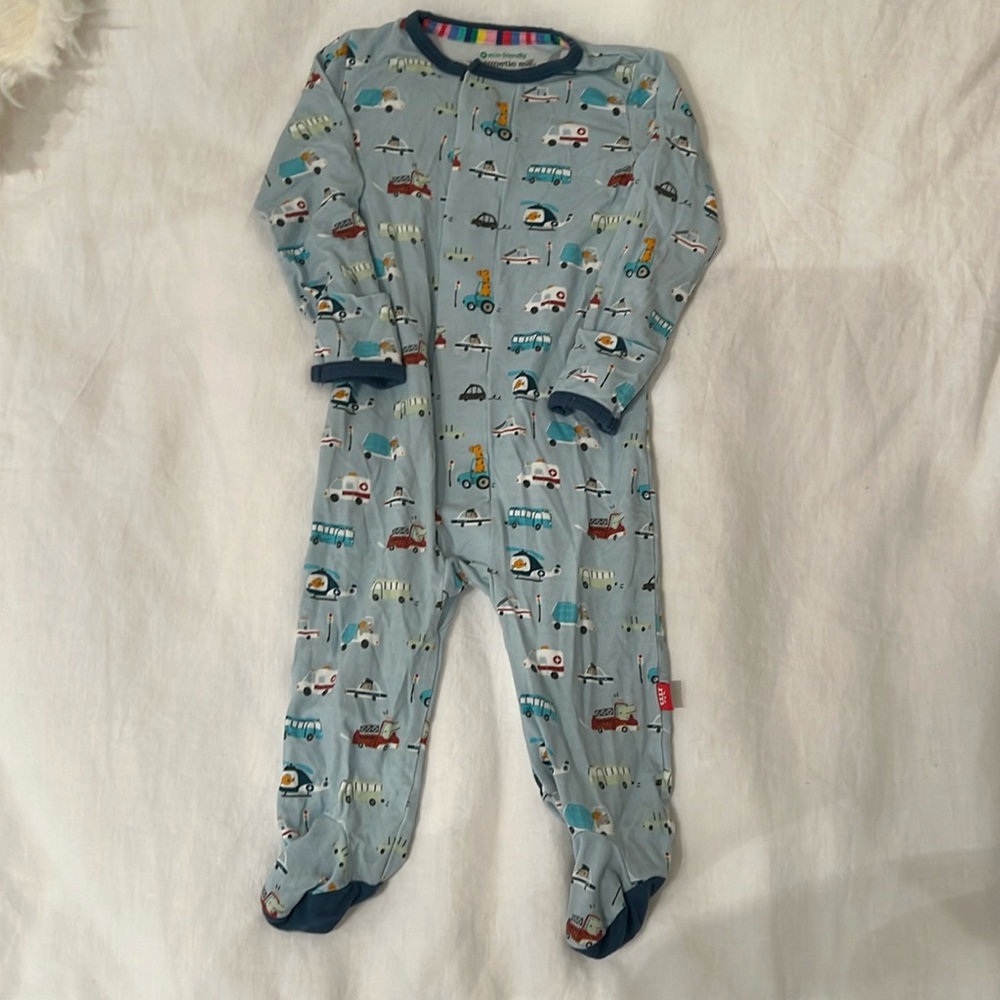 Magnetic Me vehicles onesie 3-6 months